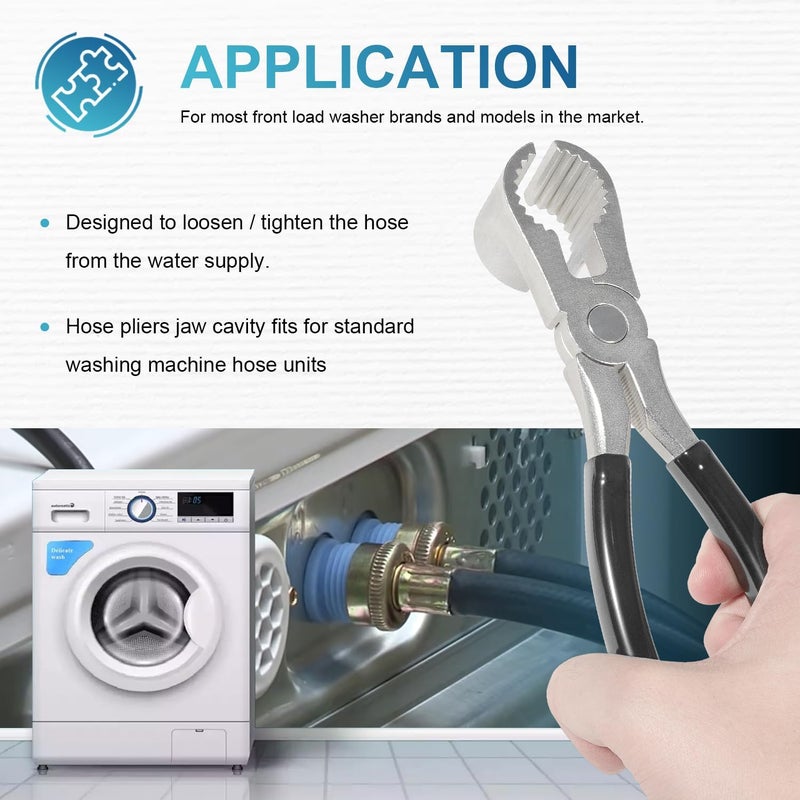 Deargooday Washer Hose Plier for Washing Machine Inlet Hoses THP-1 20001120 - Image 2